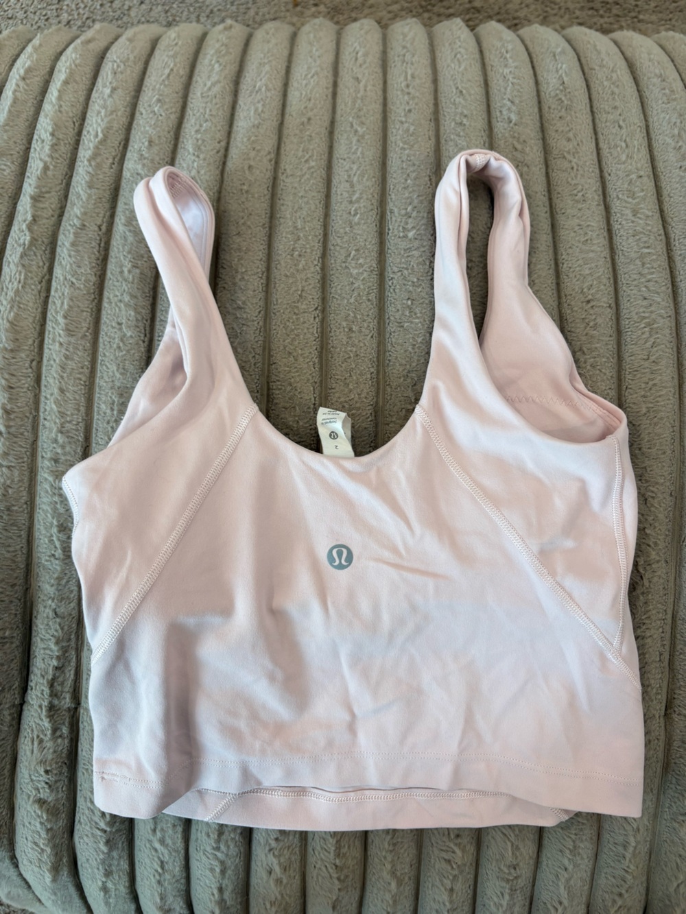 LULULEMON Align Ribbed Tank Top pink Size 2